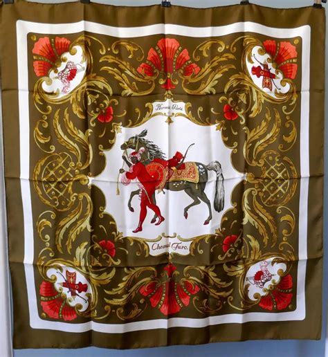 cheval turc hermes scarf|Very Rare 1969 Hermes Silk Scarf “ Cheval Turc .